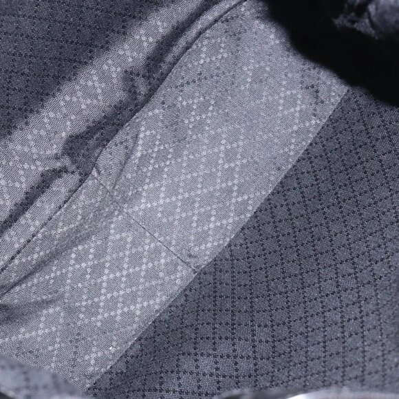 GUCCI Bamboo Hand Bag Nylon Black Silver - Picture 12 of 15